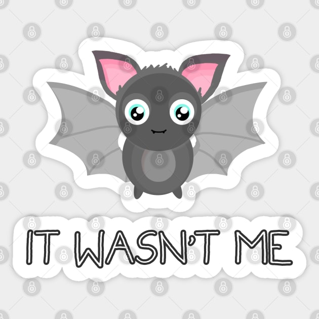 Wasn't' me (Shaggy x Covid) Sticker by Danielle